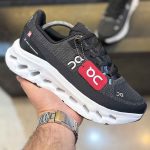 کتونی Qc- مدل آنرانینگ- رنگ مشکی - کد1319 - تصویر 2